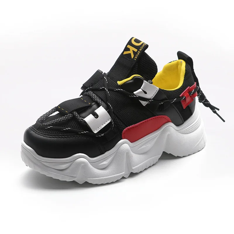 Women Chunky Sneakers Autumn Sneakers Breathable Rainbow Fashion Lace Up Comrfortable Platform Shoes Women
Women Chunky Sneakers Autumn Sneakers Breathable Rainbow Fashion Lace Up Comrfortable Platform Shoes Women