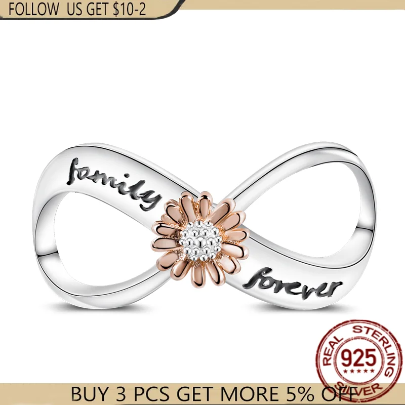 2021 NEW 925 Sterling Silver Daisy 8 Word Eternal Symbol Beads Charms Fit Original Pandora Bracelet&Bangle Making Women Jewelry
2021 NEW 925 Sterling Silver Daisy 8 Word Eternal Symbol Beads Charms Fit Original Pandora Bracelet&Bangle Making Women Jewelry