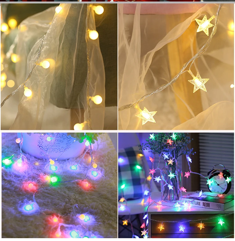Partydecoratio,LED5m50lights,round Ball,five-pointedstar USBremotecontrolstringlights Girl Heart Bedroom Decoration Coloredlight 
Partydecoratio,LED5m50lights,round Ball,five-pointedstar USBremotecontrolstringlights Girl Heart Bedroom Decoration Coloredlight