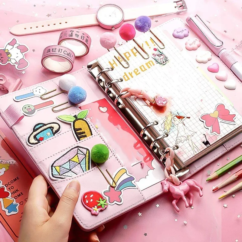 A6 Binder Planner Pink Notebook Binder and 12 Pieces 6 Hole Binder Zipper Folder,Binder Pockets Cash Envelope Wallet
A6 Binder Planner Pink Notebook Binder and 12 Pieces 6 Hole Binder Zipper Folder,Binder Pockets Cash Envelope Wallet