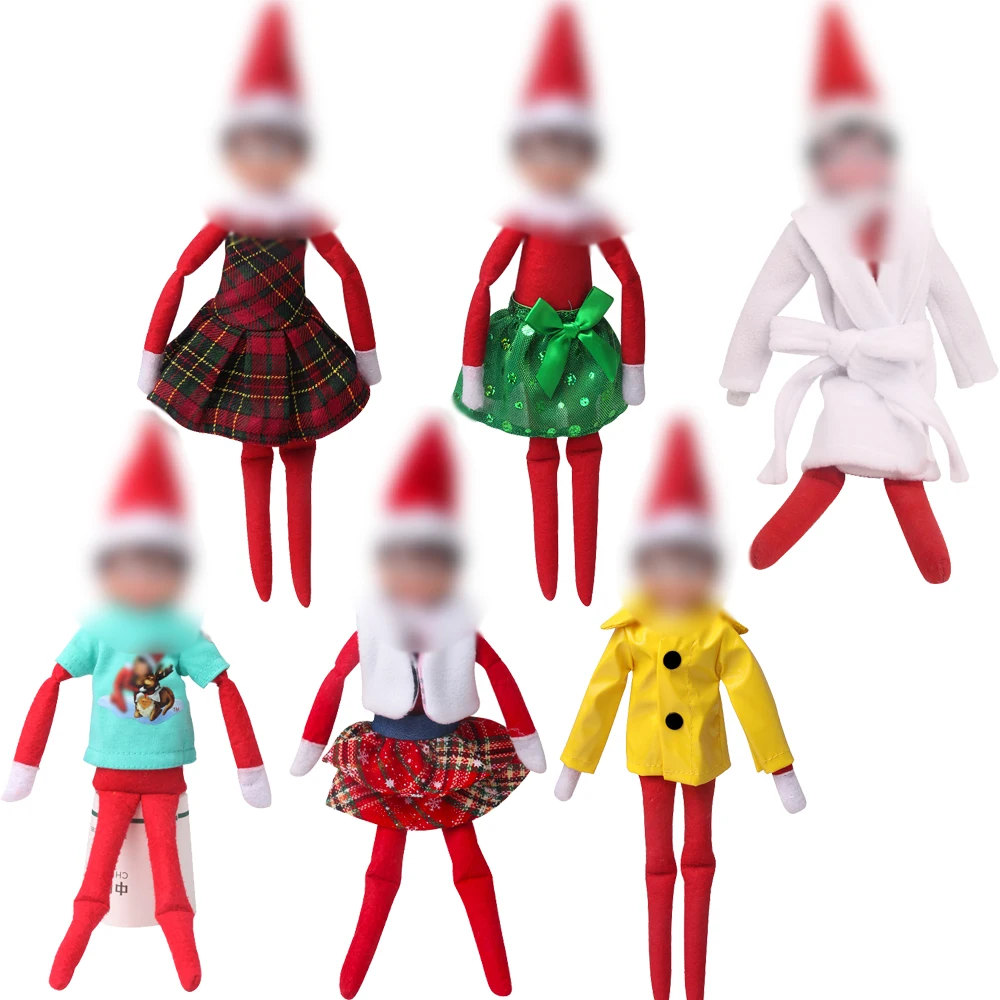 Christmas Elf Doll Clothes 3 Pcs/Set Robe Raincoat Skirt T-shirt Dress Toys For Children's Christmas Gifts Elf(No Doll)m2
Christmas Elf Doll Clothes 3 Pcs/Set Robe Raincoat Skirt T-shirt Dress Toys For Children's Christmas Gifts Elf(No Doll)m2