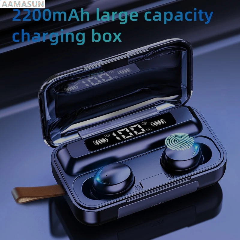 TWS-стереонаушники с зарядным футляром и поддержкой Bluetooth 5,0, 2200 мА · ч
TWS-стереонаушники с зарядным футляром и поддержкой Bluetooth 5,0, 2200 мА · ч