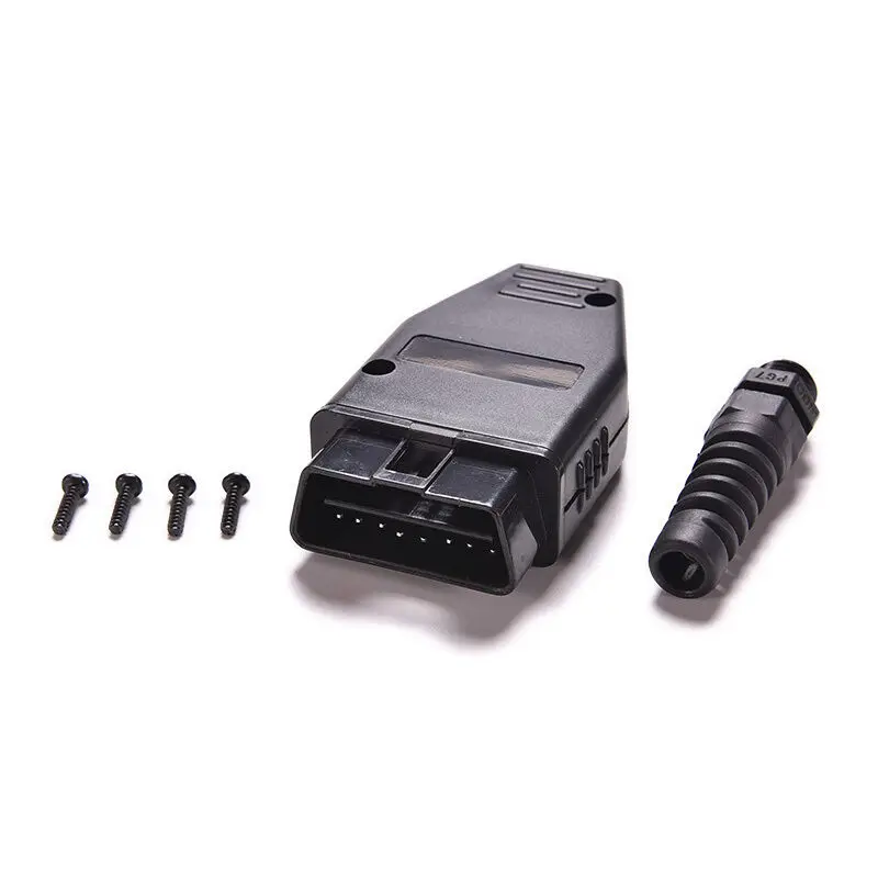 Standard OBDII 16 Pin Male Connector Plug Screws Combination Kit for Vintage Vehicle Equipment 16 Pin Male Connector Adapter
Standard OBDII 16 Pin Male Connector Plug Screws Combination Kit for Vintage Vehicle Equipment 16 Pin Male Connector Adapter