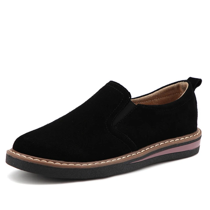 YBX.TREND Women Oxford Flat Shoes Suede Leather Casual Loafers Sewing Band Slip On Retro Round Toe Flats Fashion Ladies Autumn
YBX.TREND Women Oxford Flat Shoes Suede Leather Casual Loafers Sewing Band Slip On Retro Round Toe Flats Fashion Ladies Autumn