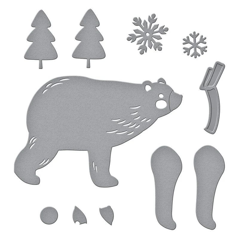 Chill Bear Dies Winter Snowflakes Scarf Metal Cutting Die Cuts DIY Crafts Scrapbook Paper Cards Stencils for DIY Embossing Card
Chill Bear Dies Winter Snowflakes Scarf Metal Cutting Die Cuts DIY Crafts Scrapbook Paper Cards Stencils for DIY Embossing Card
