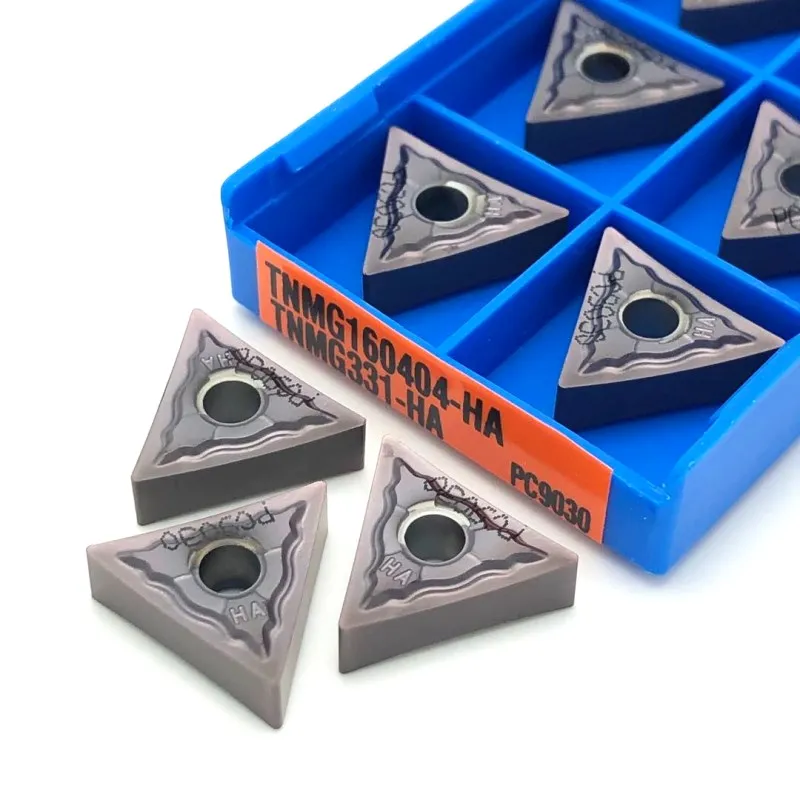 TNMG160408 TNMG160404 HA PC9030 High Quality Metal Turning Tools Lathe Tools Turning Tools Triangle Indexable Carbide Inserts
TNMG160408 TNMG160404 HA PC9030 High Quality Metal Turning Tools Lathe Tools Turning Tools Triangle Indexable Carbide Inserts