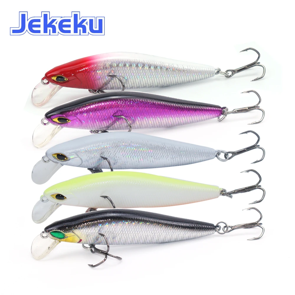 JEKEKU NEW 1pc 80mm 11g Longcast Hard Bait with 2Hooks Minnow Artificial Fishing Lure Suspend Fishing Lure
JEKEKU NEW 1pc 80mm 11g Longcast Hard Bait with 2Hooks Minnow Artificial Fishing Lure Suspend Fishing Lure