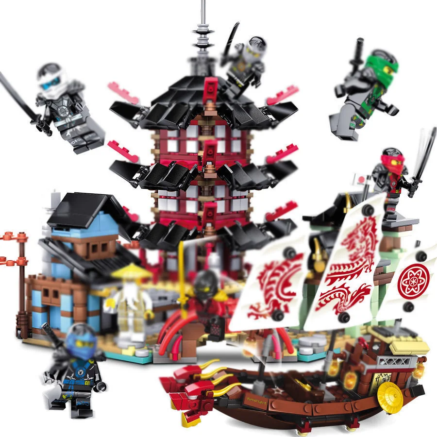 800Pcs Ninja Temple Set Building Blocks DIY City With Movies Figures Model Bricks Toys Collection Gifts For Children Adult
800Pcs Ninja Temple Set Building Blocks DIY City With Movies Figures Model Bricks Toys Collection Gifts For Children Adult