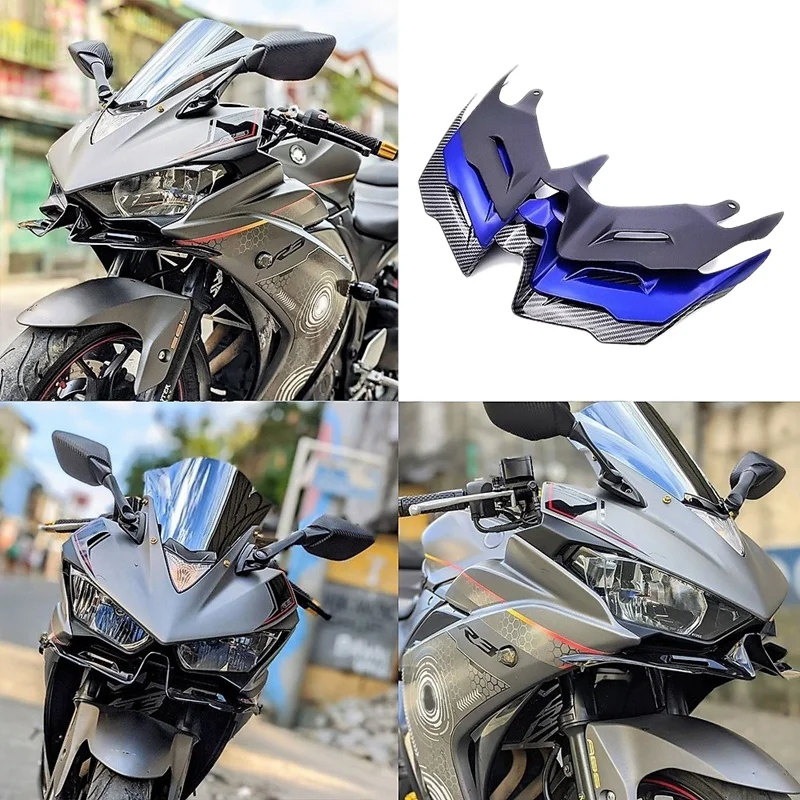 Передние аэродинамические крылья лобового стекла мотоцикла для Yamaha YZF R3 R25 2014 - 2021
Передние аэродинамические крылья лобового стекла мотоцикла для Yamaha YZF R3 R25 2014 - 2021