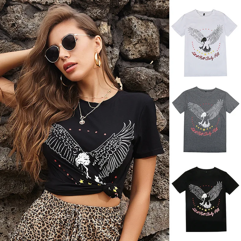 Woman Tshirts O-Neck White T-shirt Short Sleeve Printed Top Summer Graphic Tee Shirts for Women Fashion Ladies Tops Casual
Woman Tshirts O-Neck White T-shirt Short Sleeve Printed Top Summer Graphic Tee Shirts for Women Fashion Ladies Tops Casual