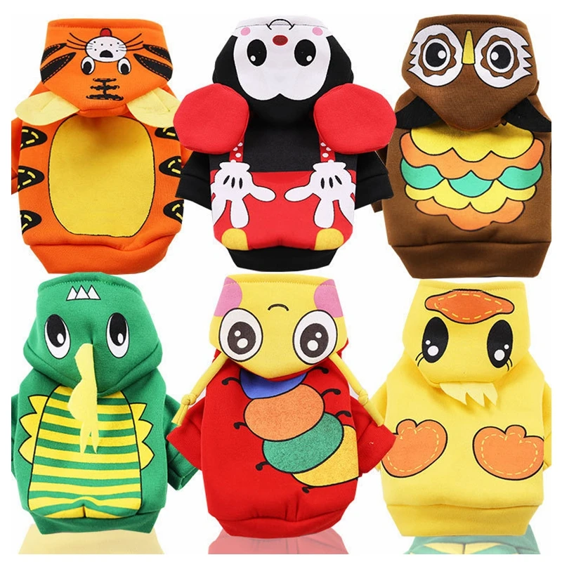 Hooded Transformation Cartoon Dog Clothes Cat Clothes Pet Warm Jumpsuit Suitable for Teddy Fighting Dog Sweater
Hooded Transformation Cartoon Dog Clothes Cat Clothes Pet Warm Jumpsuit Suitable for Teddy Fighting Dog Sweater