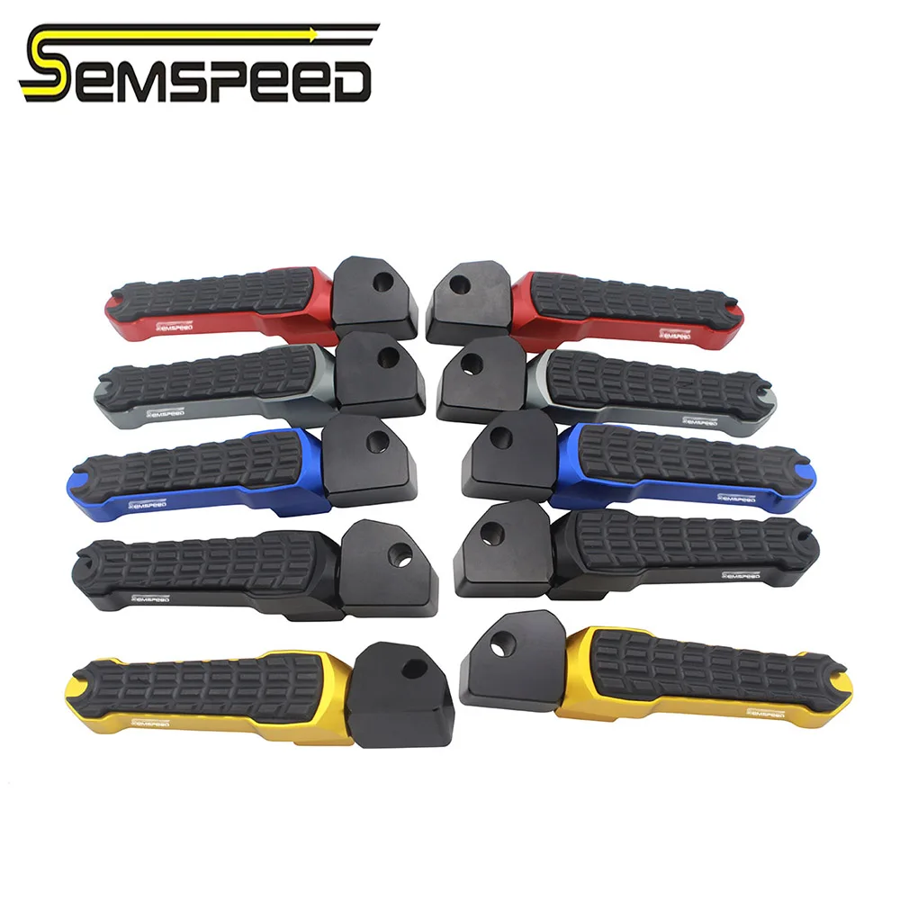 SEMSPEED Rear Foot Pegs Pedal 2PCS Left Right Foot-rest Footrest for Honda CBR150 125 250 CB125 150 250 300 400 GROM MSX125 RC51
SEMSPEED Rear Foot Pegs Pedal 2PCS Left Right Foot-rest Footrest for Honda CBR150 125 250 CB125 150 250 300 400 GROM MSX125 RC51