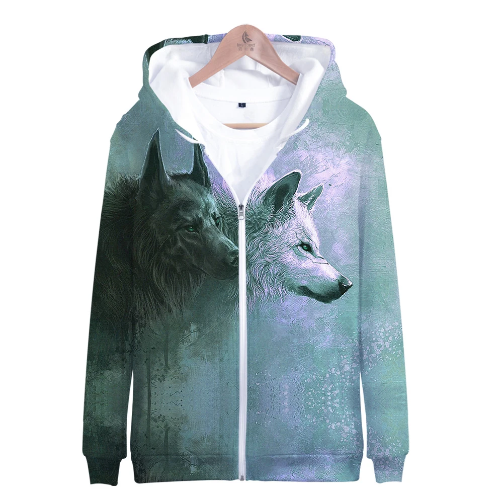 2021 hot sale 3D Wolf Zipper hoodies Hoodie Sweatshirt Harajuku Beast Hoodies Fashion Men/Women streetwear Pullover
2021 hot sale 3D Wolf Zipper hoodies Hoodie Sweatshirt Harajuku Beast Hoodies Fashion Men/Women streetwear Pullover