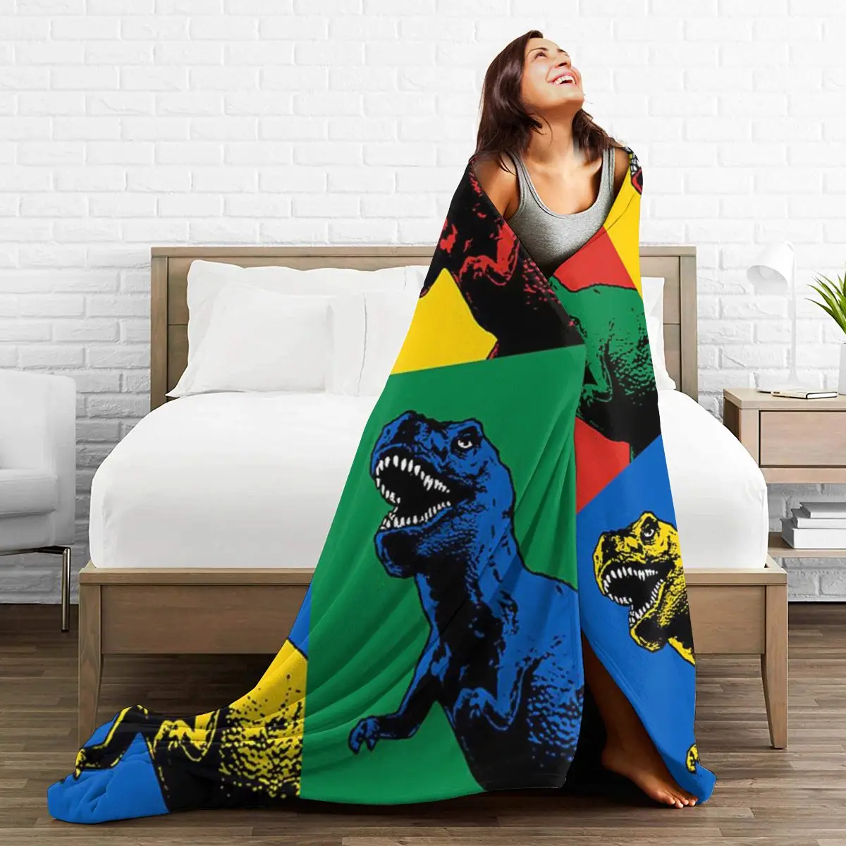Dinosaur flannel Family Blanket for Kids Cartoon Microfiber Jurassic Plush Sherpa Throw Blanket on Bed Sofa Boys Bedding
Dinosaur flannel Family Blanket for Kids Cartoon Microfiber Jurassic Plush Sherpa Throw Blanket on Bed Sofa Boys Bedding