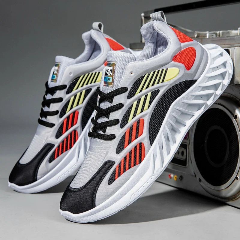 SONECHOKI Retro Chunky Shoes Men Mixed Color Cushioning Sneakers Light Weight Walking Shoe Outdoor Casual Sport Trainer Lace-up
SONECHOKI Retro Chunky Shoes Men Mixed Color Cushioning Sneakers Light Weight Walking Shoe Outdoor Casual Sport Trainer Lace-up