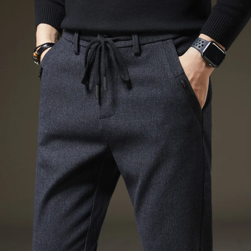 Men's Winter Fleece Warm Casual Pants Classic Style Thick Cotton Straight-leg Trousers Male Brand Men Clothing
Men's Winter Fleece Warm Casual Pants Classic Style Thick Cotton Straight-leg Trousers Male Brand Men Clothing