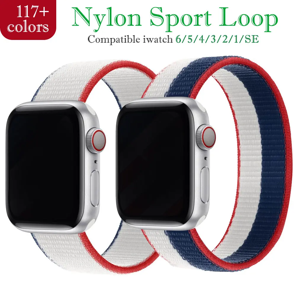 Nylon Strap for Apple watch band 44mm 40mm 42mm 38mm iWatch 3 4 5 6 se band 44 mm sports loop smartwatch wristbandbelt bracelet
Nylon Strap for Apple watch band 44mm 40mm 42mm 38mm iWatch 3 4 5 6 se band 44 mm sports loop smartwatch wristbandbelt bracelet