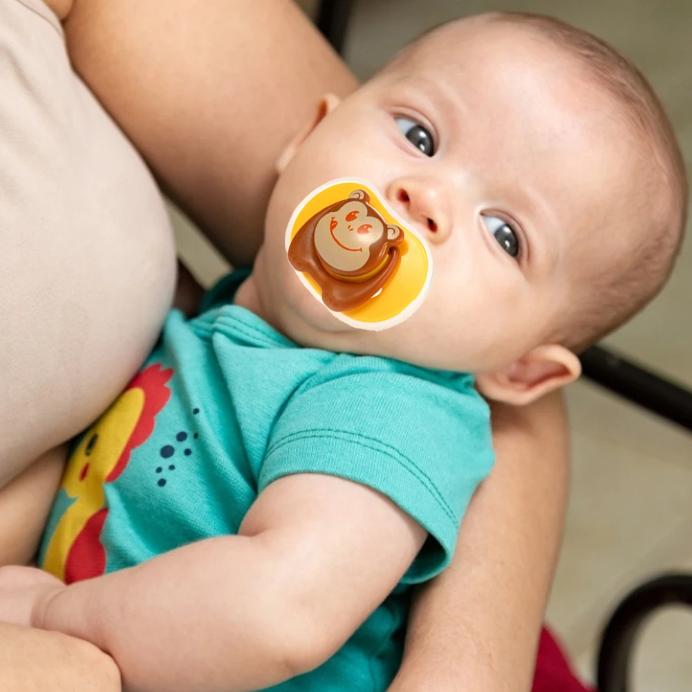 Baby Pacifier Bite Chew Nipple Animal Printing Food Grade Silicone BPA Free For 0-18 Months Round With Dust Cover Newborn
Baby Pacifier Bite Chew Nipple Animal Printing Food Grade Silicone BPA Free For 0-18 Months Round With Dust Cover Newborn