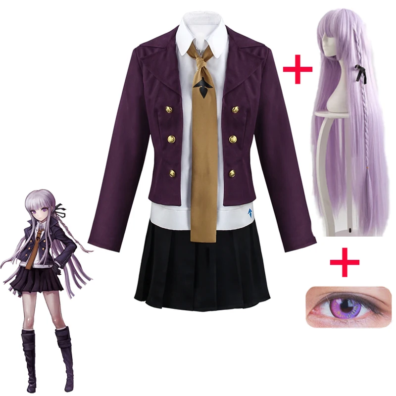 Костюм для косплея аниме «данганронпа» киригири Kyouko, с фиолетовым париком, контактные линзы для косплея, для Хэллоуина, карнавала, для женщи...
Костюм для косплея аниме «данганронпа» киригири Kyouko, с фиолетовым париком, контактные линзы для косплея, для Хэллоуина, карнавала, для женщи...