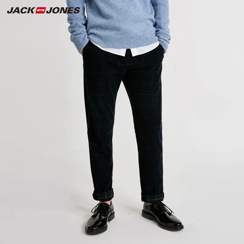 Мужские облегающие брюки JackJones в клетку, Повседневные базовые штаны 218414514
Мужские облегающие брюки JackJones в клетку, Повседневные базовые штаны 218414514