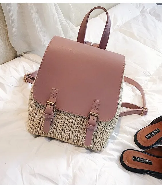 Straw Backpack for Women Teenager Girls Shoulder Bag Casual Female Travel Daypack 2021 High Capacity Rucksack
Straw Backpack for Women Teenager Girls Shoulder Bag Casual Female Travel Daypack 2021 High Capacity Rucksack