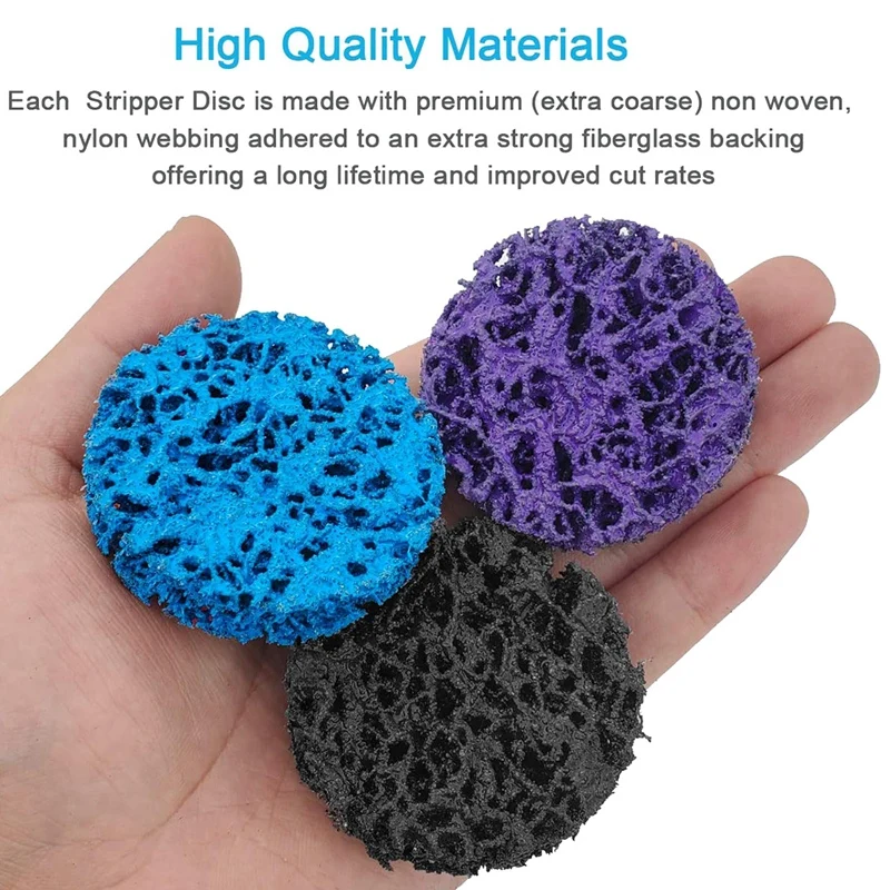 18 PCS 2 Inch Easy Clean Poly Strip Wheel Disc Abrasive Angel Grinders Tool for Rust Paint Flaking Materials Removal
18 PCS 2 Inch Easy Clean Poly Strip Wheel Disc Abrasive Angel Grinders Tool for Rust Paint Flaking Materials Removal