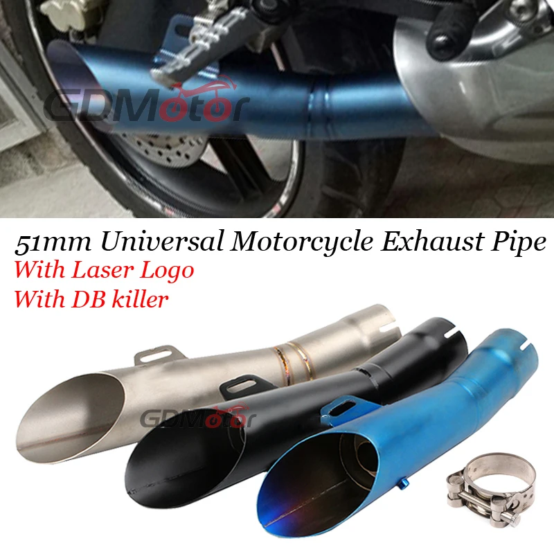 For R6 R3 R1 FZ6 CB600 MT07 ATV XMAX300 motorcycle exhaust pipe Silencer muffler sports Dirt Pit Bike 38-51mm
For R6 R3 R1 FZ6 CB600 MT07 ATV XMAX300 motorcycle exhaust pipe Silencer muffler sports Dirt Pit Bike 38-51mm