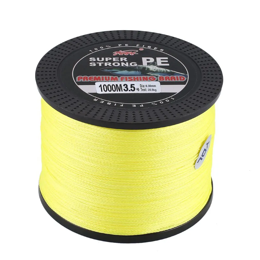 1000m PE Braided Fishing Line Abrasion Resistant 0.3mm Smaller Diameter 20.8kg Zero Stretch Fishing Line
1000m PE Braided Fishing Line Abrasion Resistant 0.3mm Smaller Diameter 20.8kg Zero Stretch Fishing Line