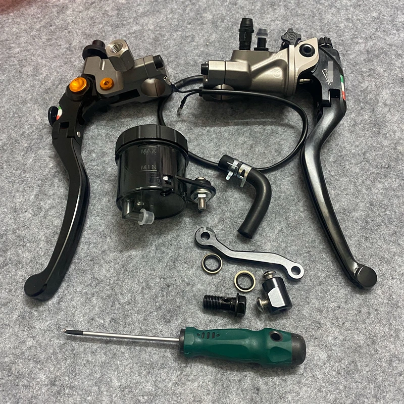 CNC 19 RCS Motorcycle Brake Master Cylinder Cable clutch Radial Brake Pump 22mm Universal For Honda Yamaha Kawasaki Suzuki
CNC 19 RCS Motorcycle Brake Master Cylinder Cable clutch Radial Brake Pump 22mm Universal For Honda Yamaha Kawasaki Suzuki