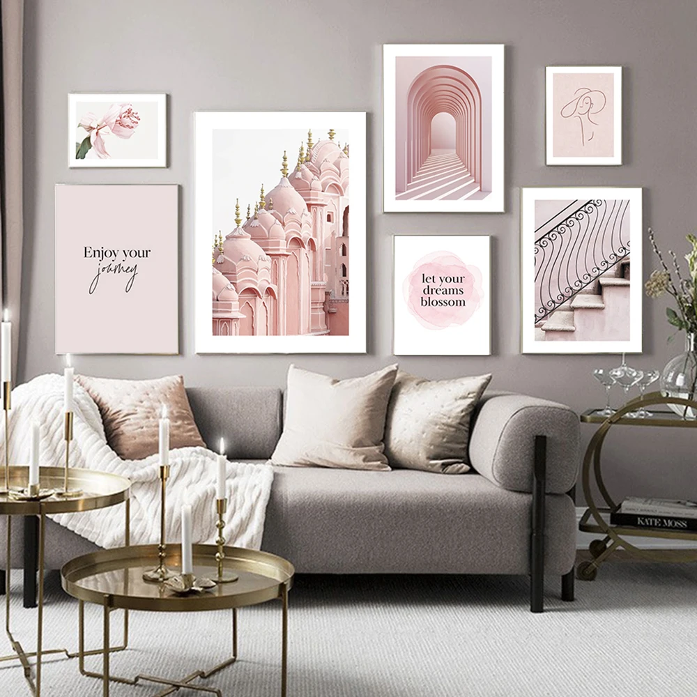 Pink Style Wall Art Canvas Poster Pink Flower Abstract Woman Print Nordic Decorative Picture Painting Modern Girl Room Decor
Pink Style Wall Art Canvas Poster Pink Flower Abstract Woman Print Nordic Decorative Picture Painting Modern Girl Room Decor
