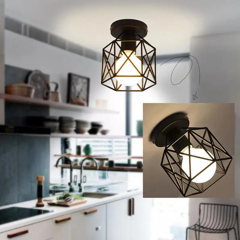 Ceiling Down Light LED Home Decor Fixture Walkway E27 White Durable Flush Mount Kitchen Iron Bedroom Lamp Square Pendant Lamp
Ceiling Down Light LED Home Decor Fixture Walkway E27 White Durable Flush Mount Kitchen Iron Bedroom Lamp Square Pendant Lamp