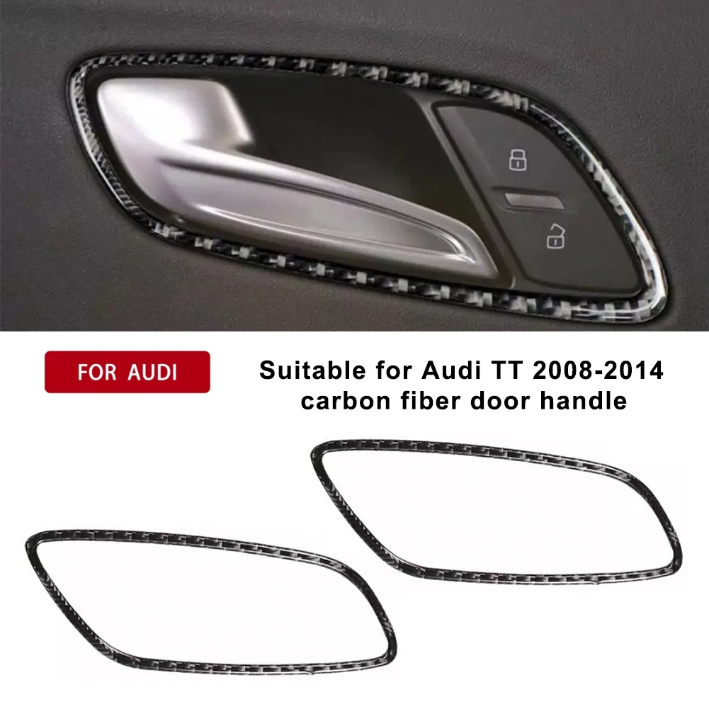 Car Door Handle Frame Strip Carbon Fiber Decorative Sticker for Audi TT 8n 8J MK123 TTRS 2008 2009 2010 2011 2012 2013 2014
Car Door Handle Frame Strip Carbon Fiber Decorative Sticker for Audi TT 8n 8J MK123 TTRS 2008 2009 2010 2011 2012 2013 2014