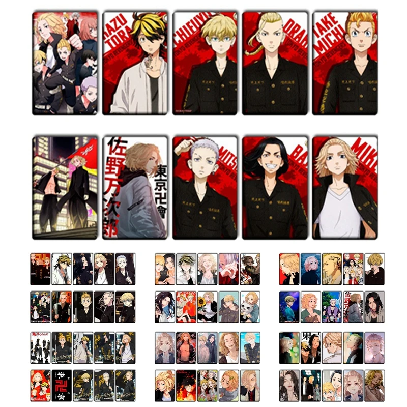 10Pcs/Set Anime Tokyo Revengers Photo Cards Sticker For Credit Card Id Cards Bus Cards Cartoon Crystal Card Fans Collection Gift
10Pcs/Set Anime Tokyo Revengers Photo Cards Sticker For Credit Card Id Cards Bus Cards Cartoon Crystal Card Fans Collection Gift