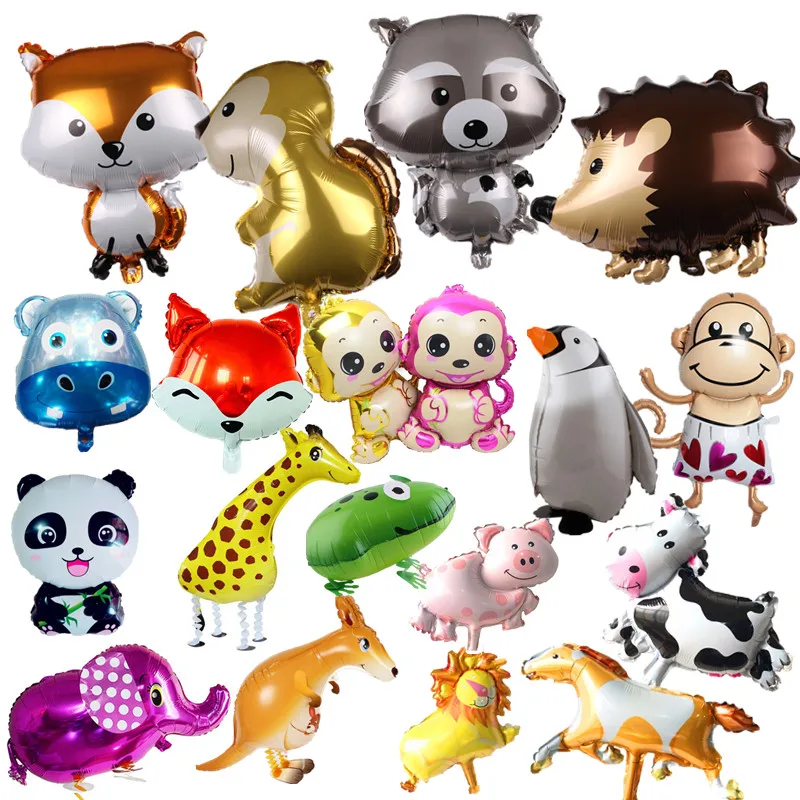1 pcs Animal Foil Balloons Birthday wedding Forest Party Decorations helium ballons Fox Hedgehog Squirrel Raccoon Baby Shower
1 pcs Animal Foil Balloons Birthday wedding Forest Party Decorations helium ballons Fox Hedgehog Squirrel Raccoon Baby Shower