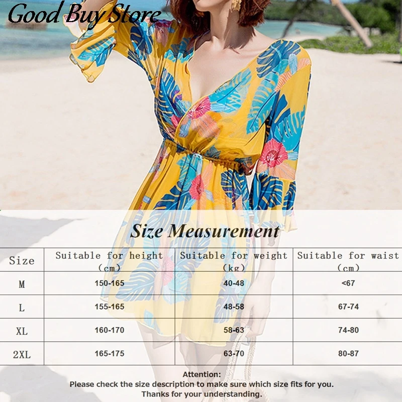3PCS Leaf Print Women Chiffon Swimsuit High Waist Swimwear 2021 New Style Bathing Bikini Set Holiday Biquini Beach Bikinis Suit
3PCS Leaf Print Women Chiffon Swimsuit High Waist Swimwear 2021 New Style Bathing Bikini Set Holiday Biquini Beach Bikinis Suit