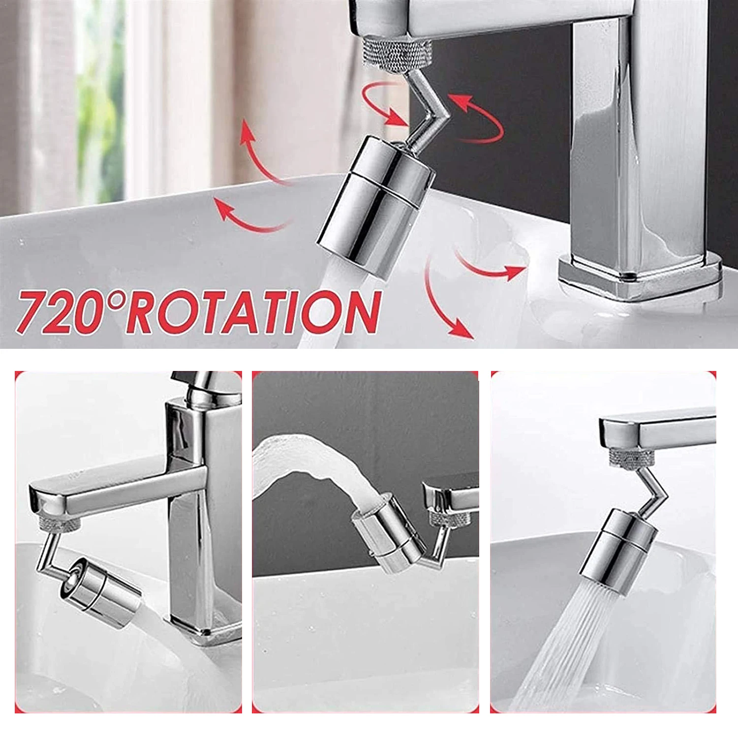 720 Rotatable TAP FILTER Kitchen Supplies Anti Splash Economizer Water Bubbler Splash Filter Water Saving Faucet for Bathroom
720 Rotatable TAP FILTER Kitchen Supplies Anti Splash Economizer Water Bubbler Splash Filter Water Saving Faucet for Bathroom