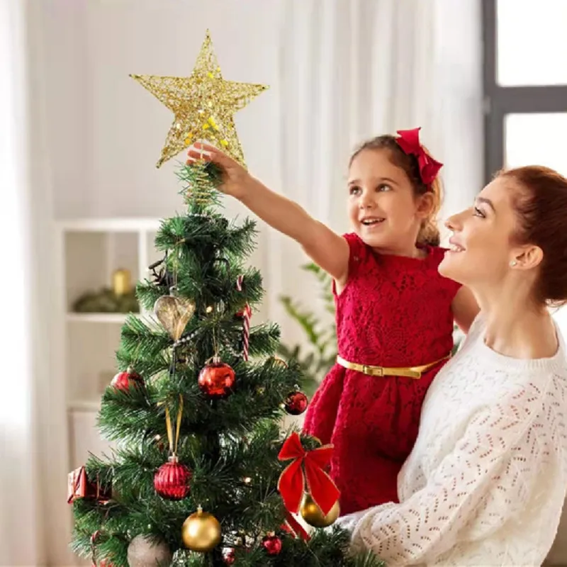 Christmas Tree Star Topper Glitter Iron Art Five-pointed Star Home Ornaments Xmas Party Gift New Year Decoration новый год 2022
Christmas Tree Star Topper Glitter Iron Art Five-pointed Star Home Ornaments Xmas Party Gift New Year Decoration новый год 2022