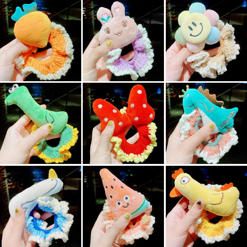 Autumn and Winter Children Cute Knit Cartoon Scrunchies Rubber Bands Girls Lovely Soft Elastic Hair Bands Kids Hair Accessories
Autumn and Winter Children Cute Knit Cartoon Scrunchies Rubber Bands Girls Lovely Soft Elastic Hair Bands Kids Hair Accessories