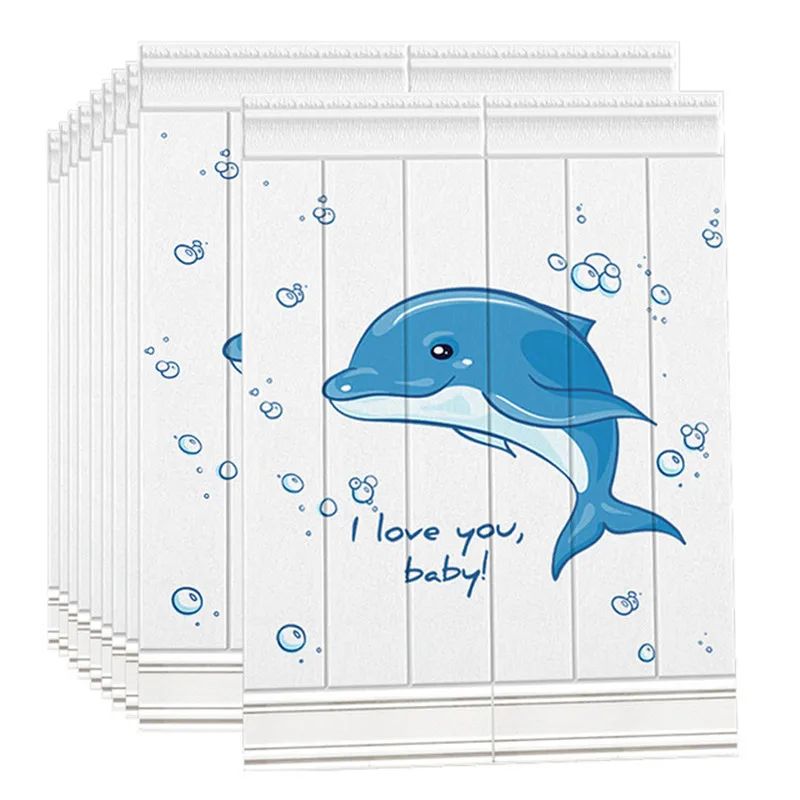 10 шт., самоклеящиеся пенные 3D-обои для детской комнаты
10 шт., самоклеящиеся пенные 3D-обои для детской комнаты