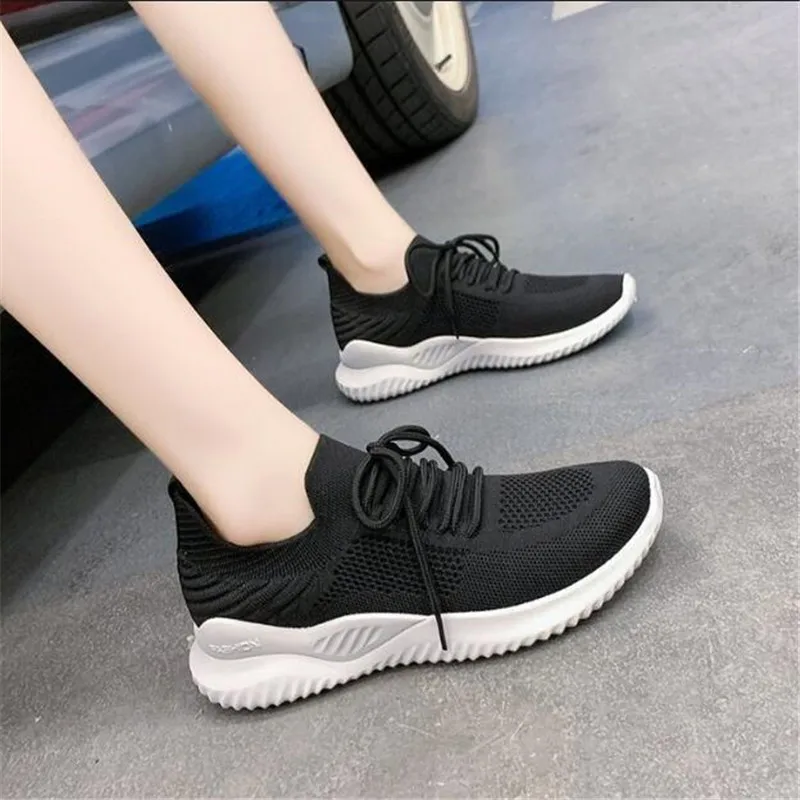 Women's Casual Sports Shoes 2021 Solid Color Fashion Comfortable Driving Shoes Spring Summer Breathable Flying Knitted Sneakers
Women's Casual Sports Shoes 2021 Solid Color Fashion Comfortable Driving Shoes Spring Summer Breathable Flying Knitted Sneakers