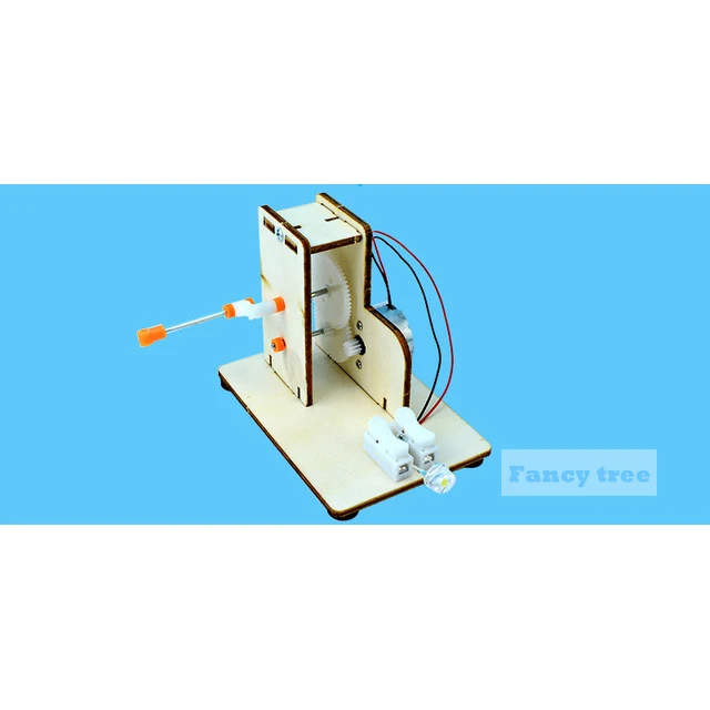 Science Experiment Tecnologia Assemble diy kit Wooden hand crank generator demonstrate the energy conversion process steam toys
Science Experiment Tecnologia Assemble diy kit Wooden hand crank generator demonstrate the energy conversion process steam toys