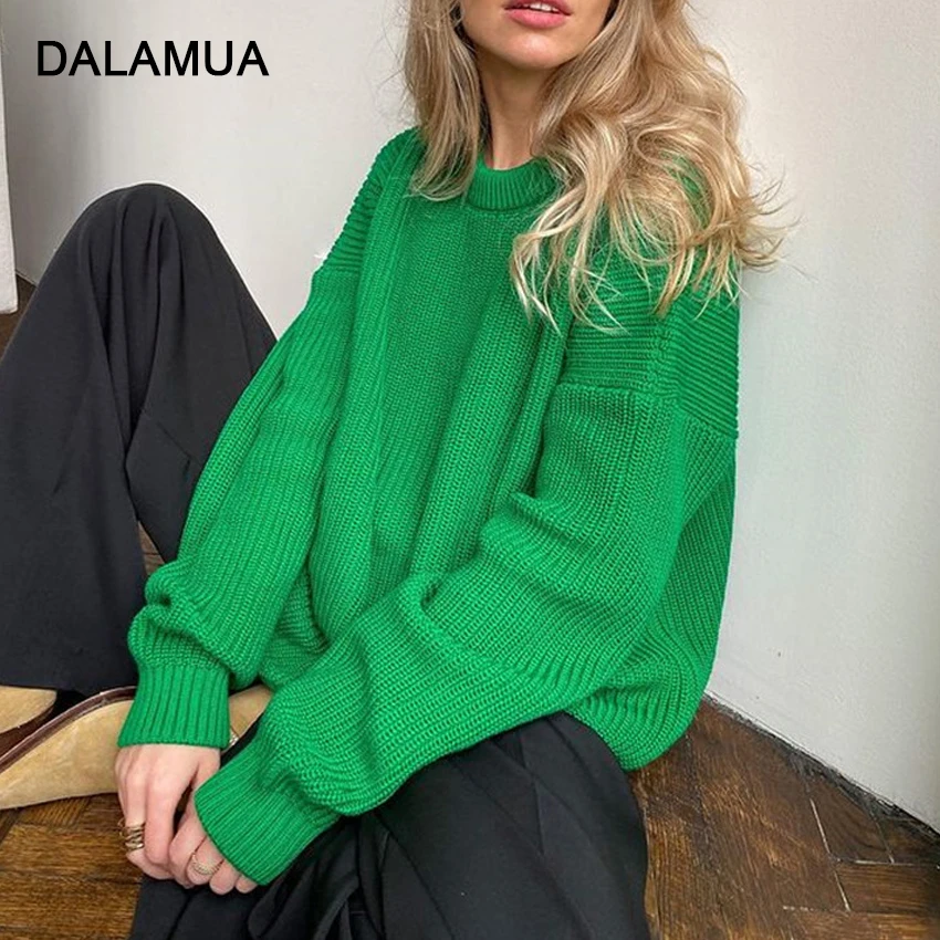 Casual Sweater Women Knitted Long Sleeve Office Lady Tops Solid O-Neck Loose Fashion Pullover 2022 Spring Autumn Female Sweaters
Casual Sweater Women Knitted Long Sleeve Office Lady Tops Solid O-Neck Loose Fashion Pullover 2022 Spring Autumn Female Sweaters