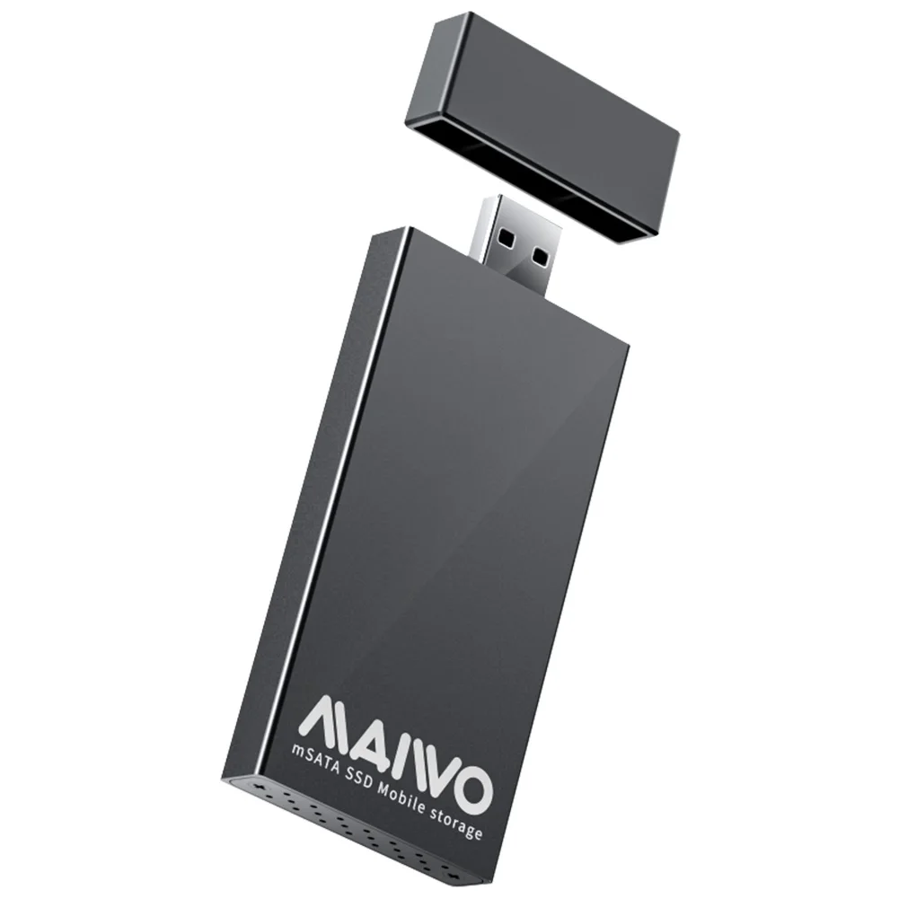 MAIWO K1642S USB 3.0 to mSATA SSD Box External Case Aluminum Alloy 5Gbps Portable Solid-State Drive Mobile Enclosure
MAIWO K1642S USB 3.0 to mSATA SSD Box External Case Aluminum Alloy 5Gbps Portable Solid-State Drive Mobile Enclosure