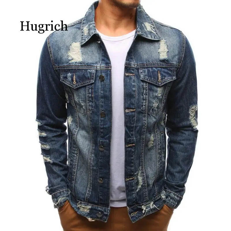 Мужская джинсовая куртка, модная весенняя модная рваная джинсовая куртка, Мужская верхняя одежда, джинсовая куртка, мужские ковбойские пальто, одежда
Мужская джинсовая куртка, модная весенняя модная рваная джинсовая куртка, Мужская верхняя одежда, джинсовая куртка, мужские ковбойские пальто, одежда
