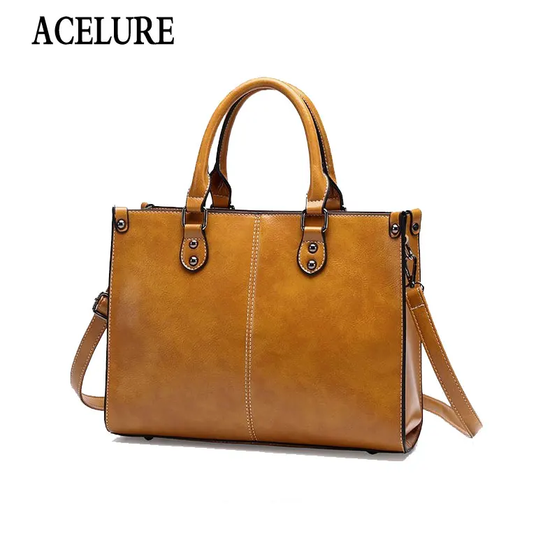 ACELURE Vintage Fashion Shoulder Bag Women Causal Totes High Capacity Daily Shopping Solid Color Ladies Large Bucket Purse Tote
ACELURE Vintage Fashion Shoulder Bag Women Causal Totes High Capacity Daily Shopping Solid Color Ladies Large Bucket Purse Tote