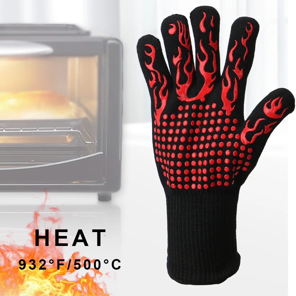 HILIFE 1Pc Flame Retardant Gloves 300-500 Centigrade Fireproof Extreme Heat Resistant Non-slip Microwave Oven BBQ Fire Glove
HILIFE 1Pc Flame Retardant Gloves 300-500 Centigrade Fireproof Extreme Heat Resistant Non-slip Microwave Oven BBQ Fire Glove