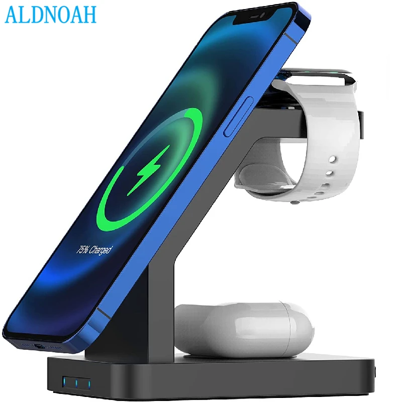 2022 15W 3 in 1 Magnetic Wireless Charging For Apple Watch 7 6 Se 5 4 3 AirPods Pro 2 3 Stand Dock For iPhone 13 12 Pro Max Mini 
2022 15W 3 in 1 Magnetic Wireless Charging For Apple Watch 7 6 Se 5 4 3 AirPods Pro 2 3 Stand Dock For iPhone 13 12 Pro Max Mini