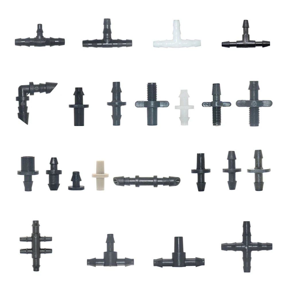 1/8 1/4" Garden Hose Water Connector Drip Irrigation for 4/7 & 3/5 Tubing Hose Barb Joint Barbed Tees Cross Eng Plug Adaptors
1/8 1/4" Garden Hose Water Connector Drip Irrigation for 4/7 & 3/5 Tubing Hose Barb Joint Barbed Tees Cross Eng Plug Adaptors