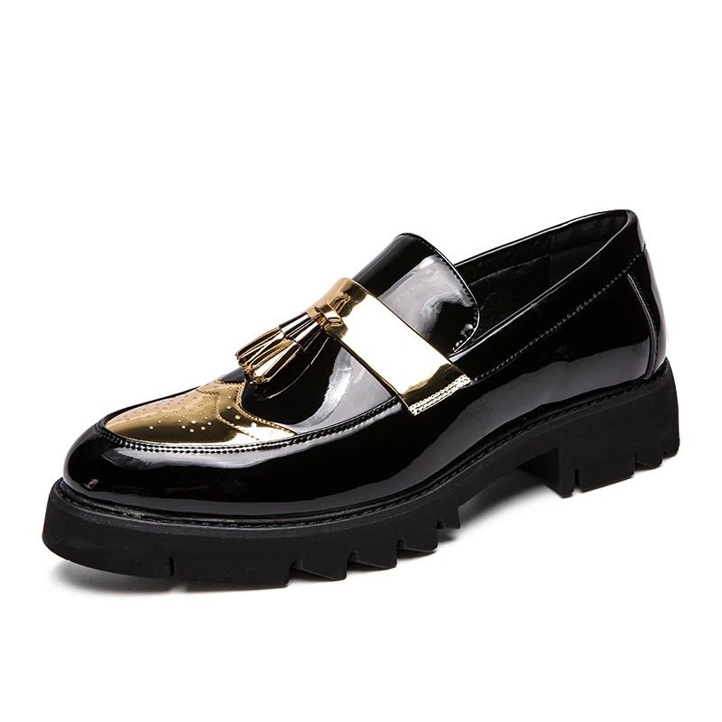 Men Leather Fashion Shoes High Quality Formal mens Dress Shoes Luxury Loafers Business Wedding Tassels Brogue Casual Men Shoes l
Men Leather Fashion Shoes High Quality Formal mens Dress Shoes Luxury Loafers Business Wedding Tassels Brogue Casual Men Shoes l