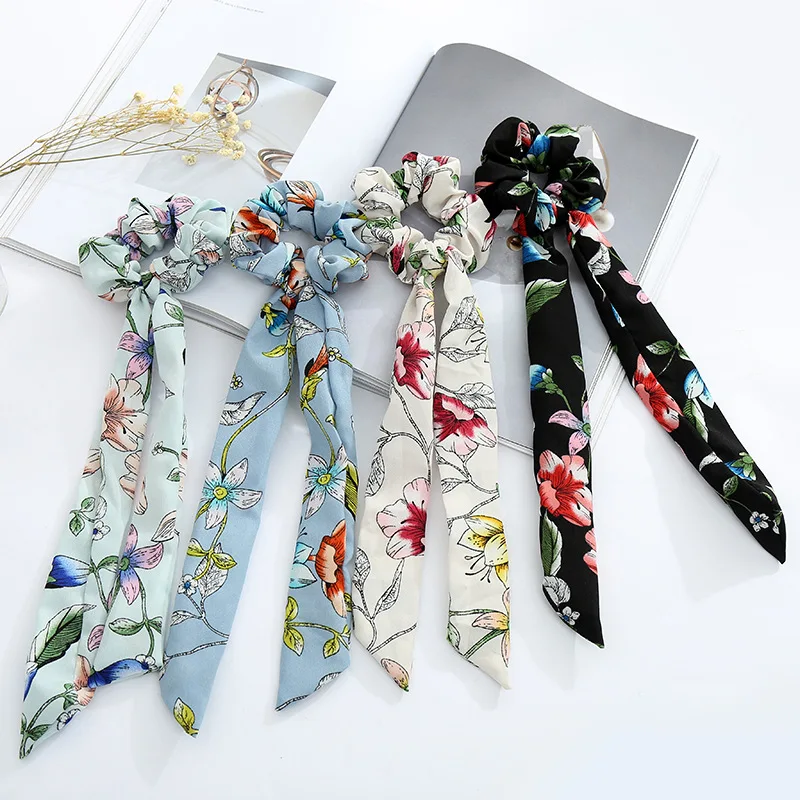 fashion Retro Flower Print Hair Bands for Girls knot Scrunchies Elastic Hair Rope Bow Ties Ponytail Holder Hairband
fashion Retro Flower Print Hair Bands for Girls knot Scrunchies Elastic Hair Rope Bow Ties Ponytail Holder Hairband